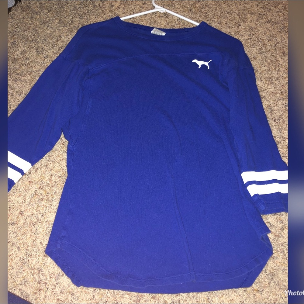 PINK three quarter sleeved shirt